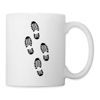 Empreintes - Mug blanc - blanc - Droite