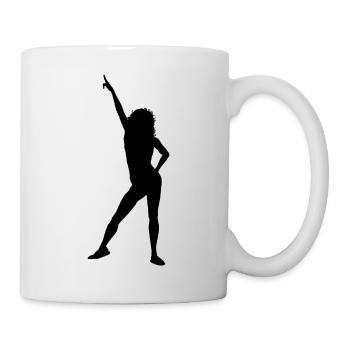 Dancing Dance Music - Tasse - Weiß - Rechts
