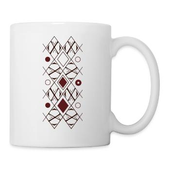 design berbère Amazigh kabyle pour femme ,homme - Mug blanc - blanc - Droite