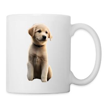 chien - Mug blanc - blanc - Droite