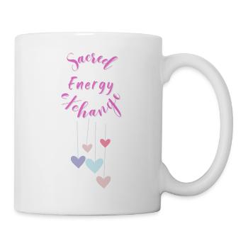Échange d’énergie sacrée - Mug blanc - blanc - Droite