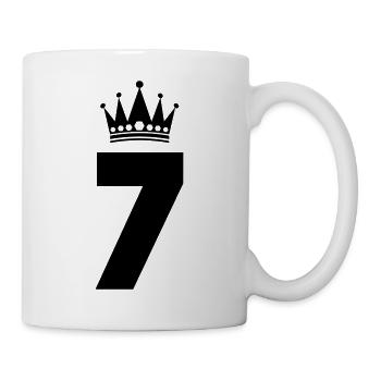 7 Couronne - Mug blanc - blanc - Droite