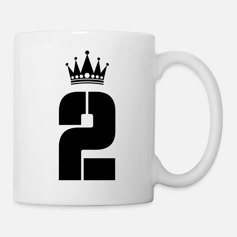2 couronnes - Mug blanc - blanc
