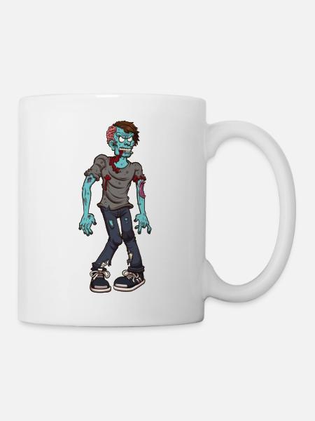 Zombie - Tasse - Weiß