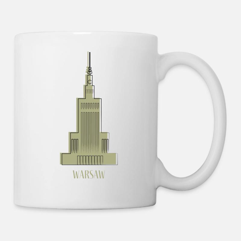 Warschau - Tasse - Weiß