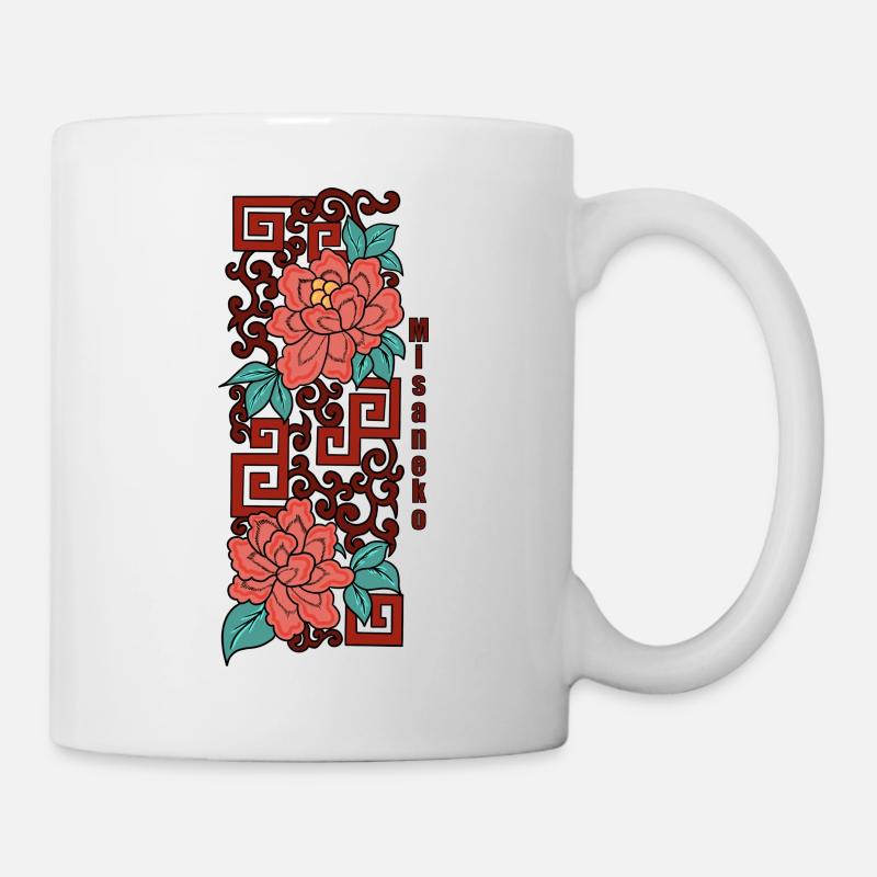 Chinesisches Design - Tasse - Weiß