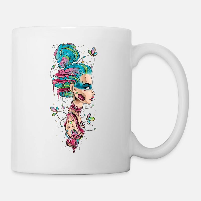 Süß makaber - Tasse - Weiß