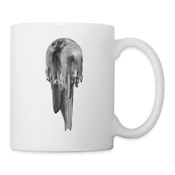 melting moon scoop of smudge cream - Mug - white - Right