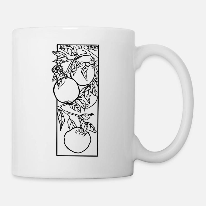 Oranges - Mug blanc - blanc