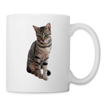 chat, chaton - Mug blanc - blanc - Droite