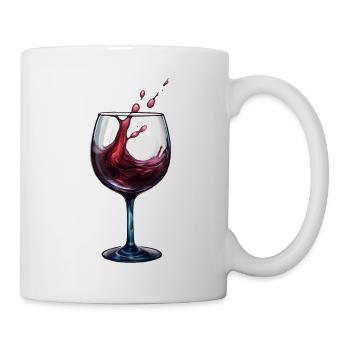 Wine / Grapes / Alcohol / Drink / Enjoy - Mug - white - Right