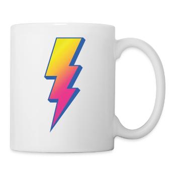 Blitz - Tasse - Weiß - Rechts