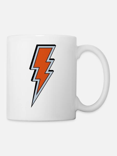 Blitz - Tasse - Weiß