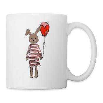 Osterfest Hase - Tasse - Weiß - Rechts