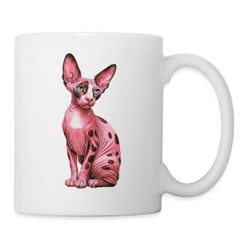 Chat Sphynx pour les amoureux des chats - Mug blanc - blanc - Droite