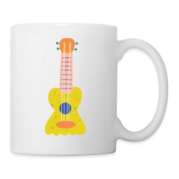 Yellow Guitar - Mug - white - Right