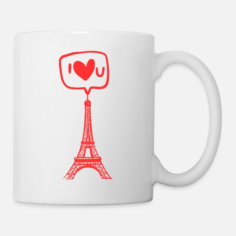 I like the Eiffel Tower - Mug - white