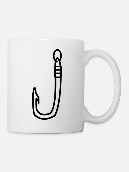 Angelhaken - Tasse - Weiß