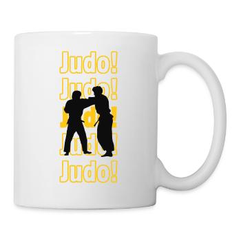 Judo Judo Judo - Tasse - Weiß - Rechts