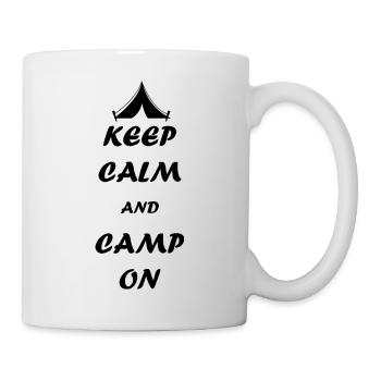 Camping camping-car caravane aventure - Mug blanc - blanc - Droite