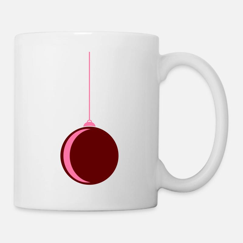 Weihnachtskugel - Tasse - Weiß