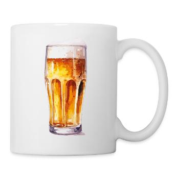 bière - Mug blanc - blanc - Droite