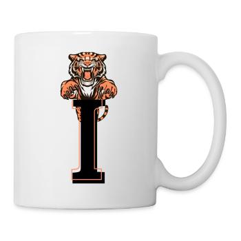 Letter i tiger - gift idea - Mug - white - Right
