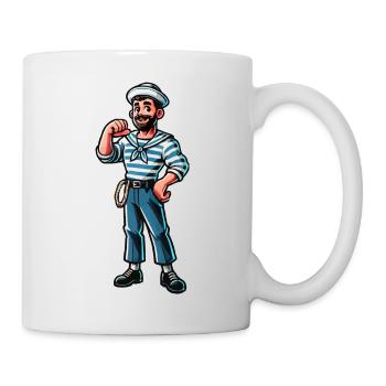 Seemann Kapitän - Tasse - Weiß - Rechts