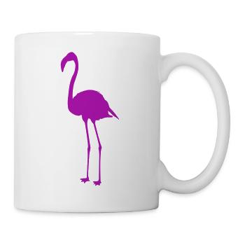 Flamant - Mug blanc - blanc - Droite