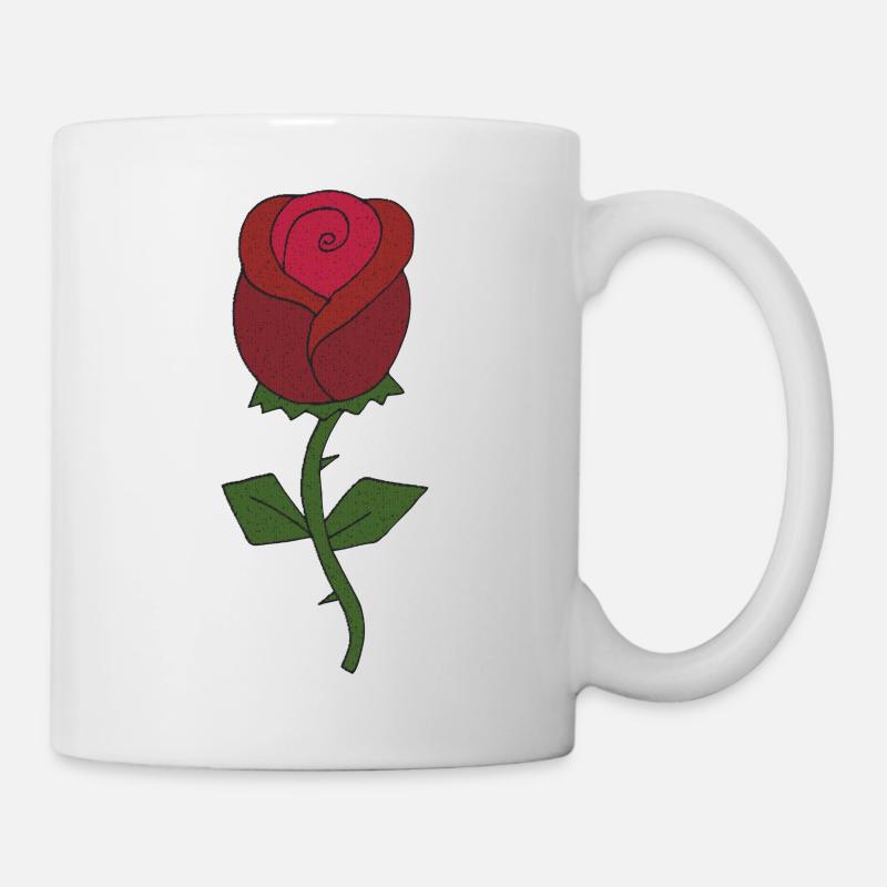 Rose Fabric - Mug - white