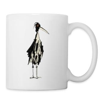 Storch - Tasse - Weiß - Rechts