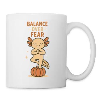 Halloween Axolotl Yoga Balance - Tasse - Weiß - Rechts