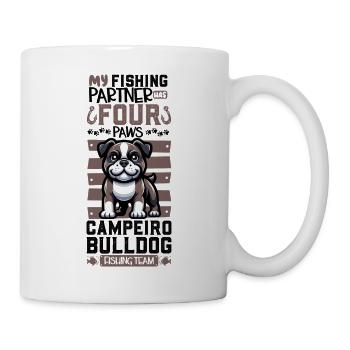 Pêche et chien de Canaan - Mug blanc - blanc - Droite