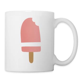 Gradient Pink Popsicle Bite - Tasse - Weiß - Rechts