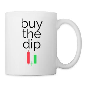 Buy the dip - Für alle Finance Bros - Tasse - Weiß - Rechts