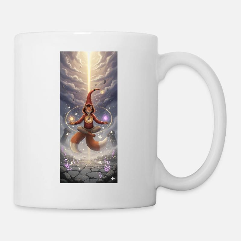Fox Magic in the Light Path - Mug - white