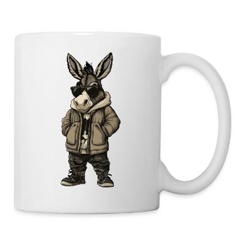 Donkey Cool Winter - Mug - white - Right