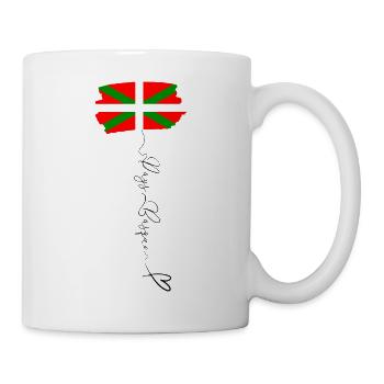 Basque Country Flag Ikurriña Red Green White - Mug - white - Right