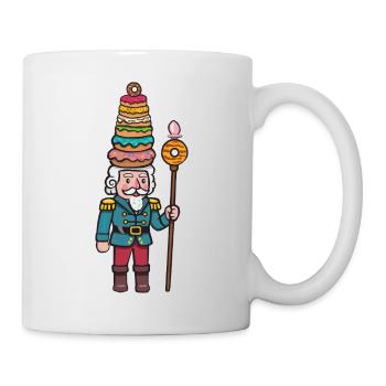 Donut-Cracker Nussknacker - Tasse - Weiß - Rechts