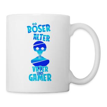Dad Dad Gamer Gamer Gamer Gaming - Mug - white - Right