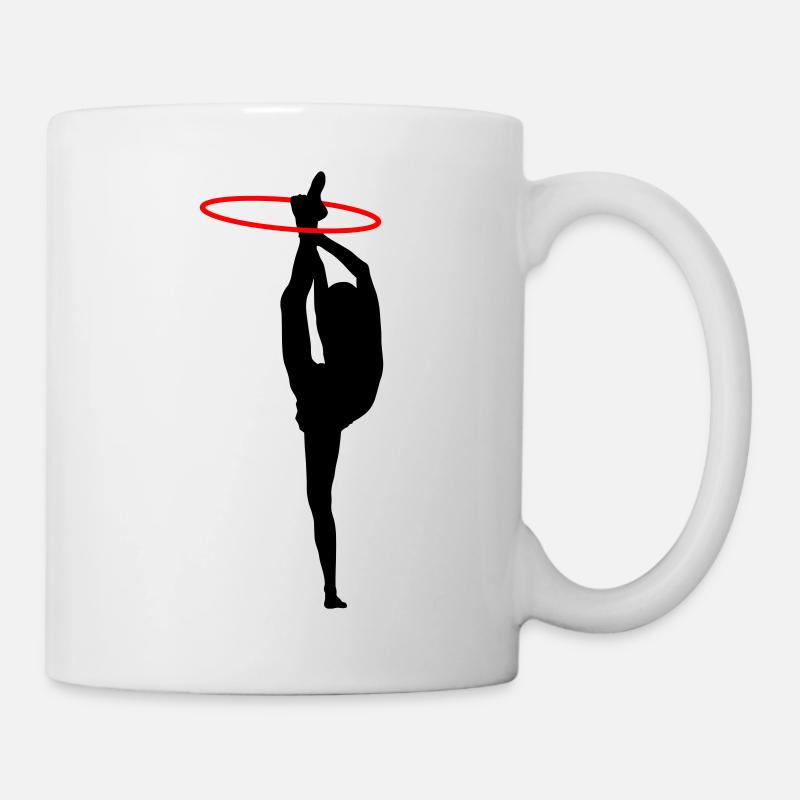 Gymnastik - Tasse - Weiß