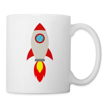 Rocket space - Mug - white - Right