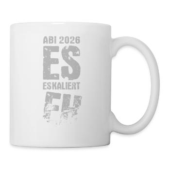 It's escalating anyway | Abi 2026 - Abitur Party - Mug - white - Right