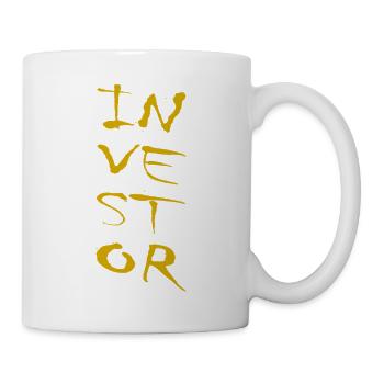 Investisseur : Un rapport financier audacieux - Mug blanc - blanc - Droite