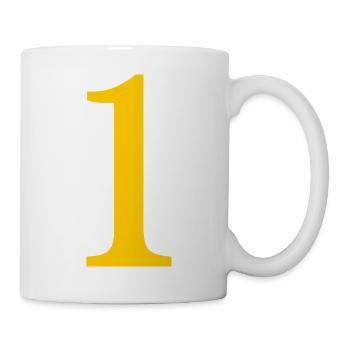 1. 1 year. 1st ANNIVERSARY. 1 YEAR ANNIVERSARY - Mug - white - Right