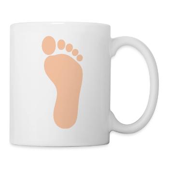 Foot Feet Podiatrist Podiatrist Podiatry - Mug - white - Right