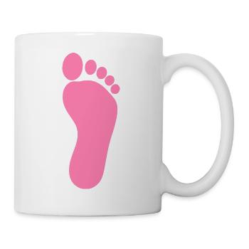 Foot Pink Feet Podiatrist Podiatrist Podiatry - Mug - white - Right