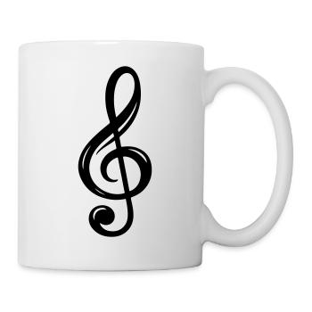 Symbole clé - Mug blanc - blanc - Droite