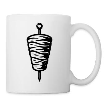 Kebab symbol - Mug - white - Right