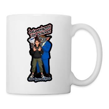 Delmenhorst ist schöner ohne Hass und Hetze 2 - Tasse - Weiß - Rechts
